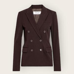 Derek Lam 10 Crosby | Double-Breasted Blazer | Brown | Size 6